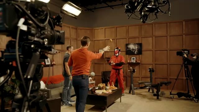 BeCore x Wizard Studios for Frank's RedHot homegating with Eli Manning